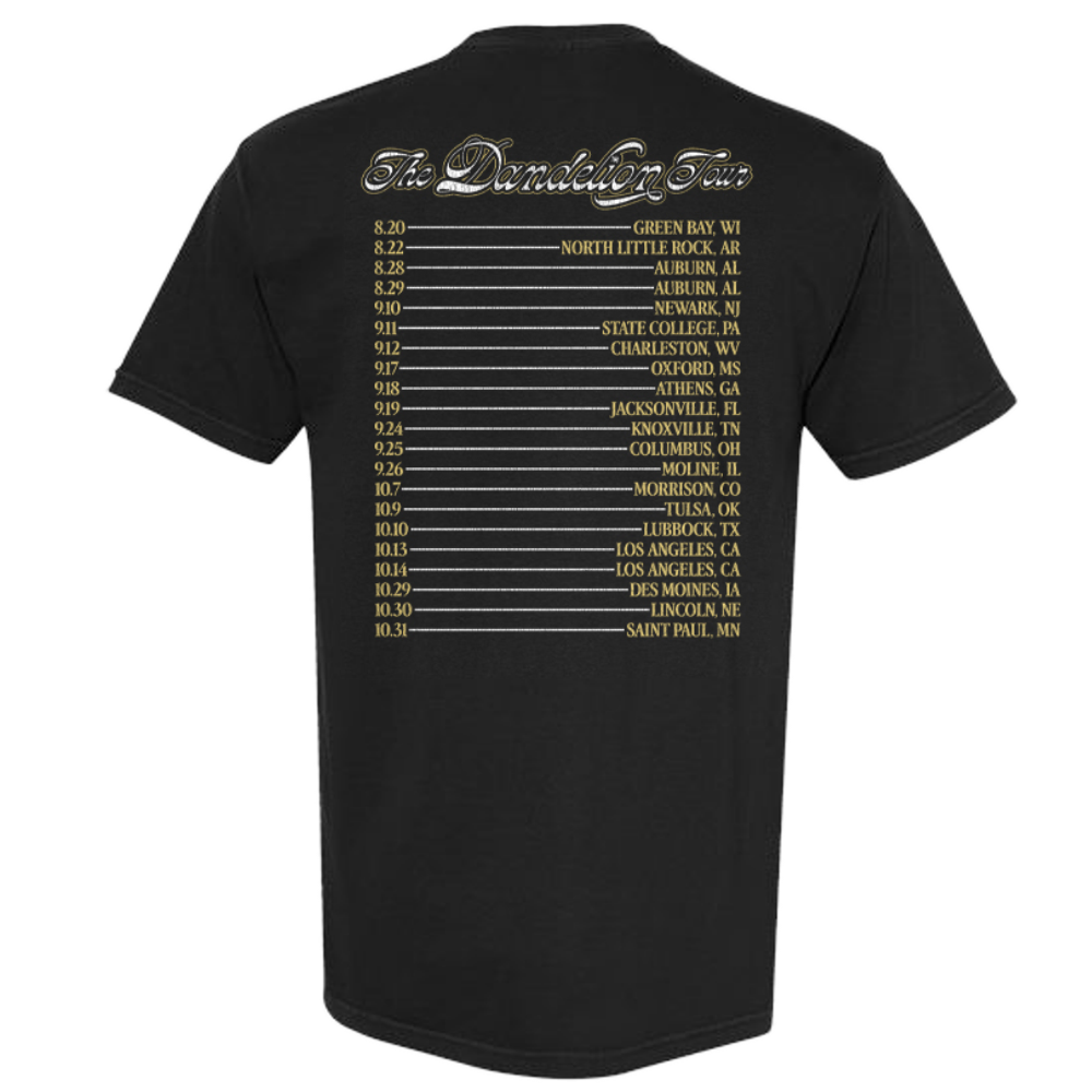 2026 Fall Dandelion Tour Tee- PRE ORDER