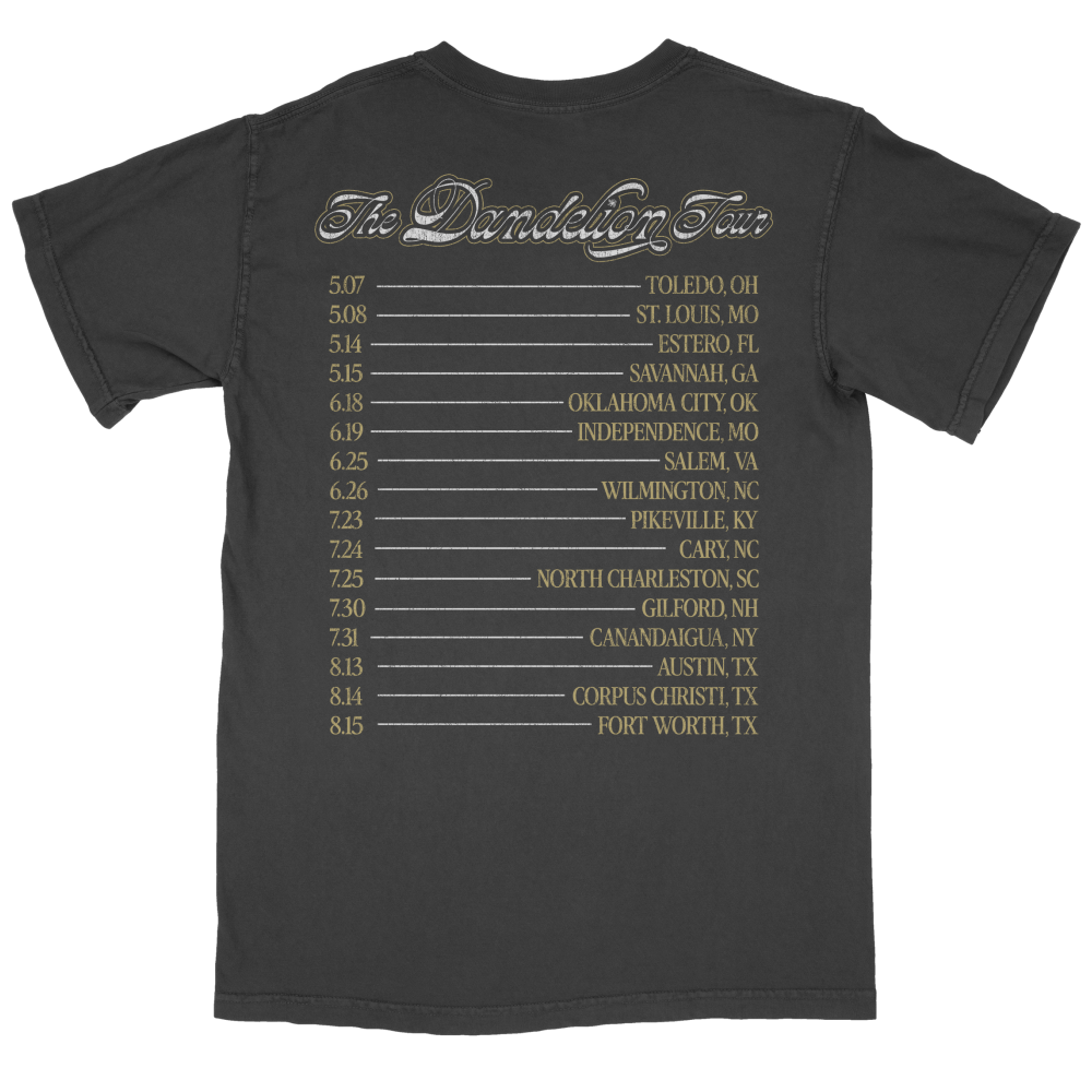 Black Dandelion Tour Tee