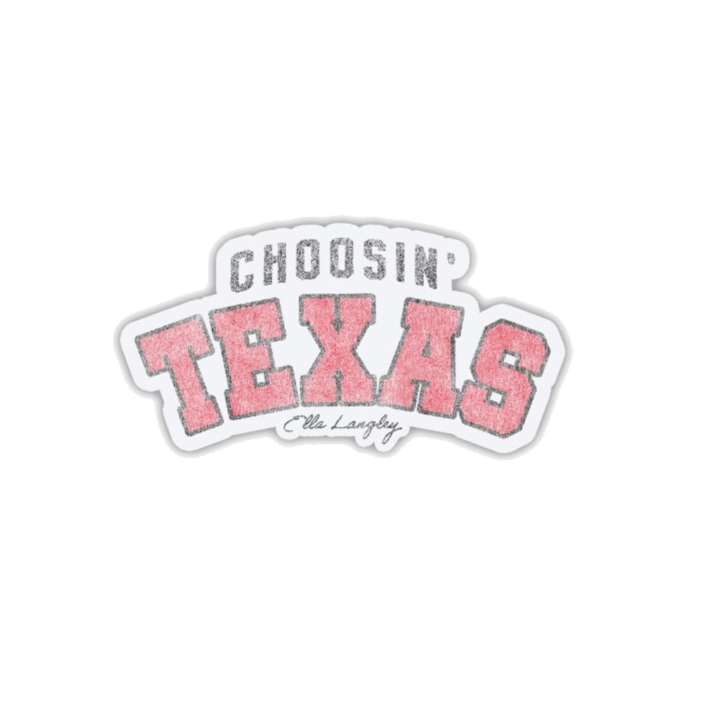 Choosin' Texas Sticker (Red)