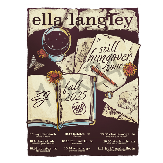 2025 still hungover Fall Tour Poster