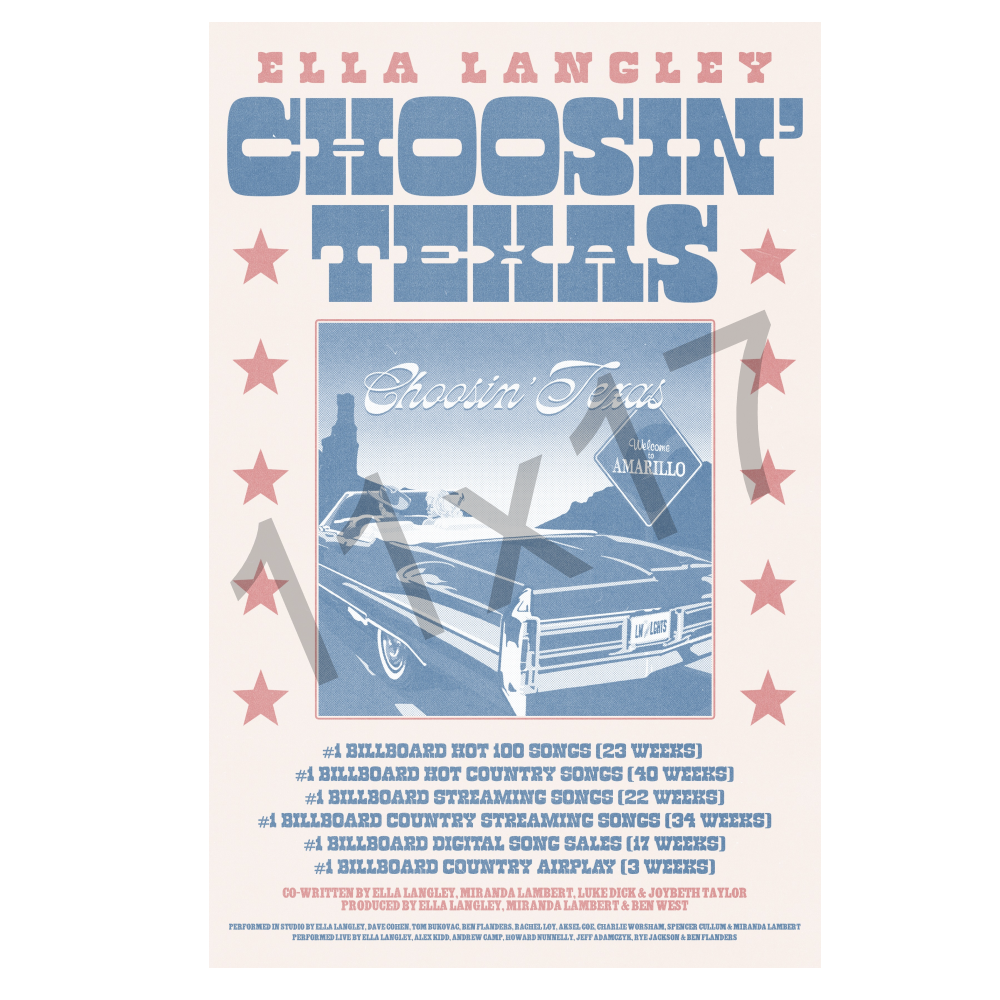 Choosin' Texas 23 Weeks Poster