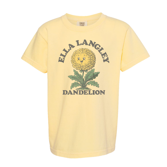 Youth Groovy Dandelion Tee- PRE ORDER