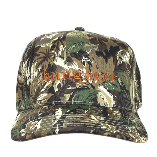 hungover - camo trucker hat