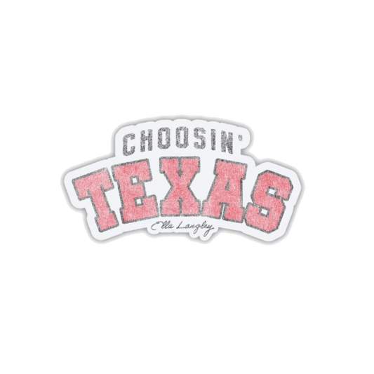 Choosin' Texas Sticker (Red)