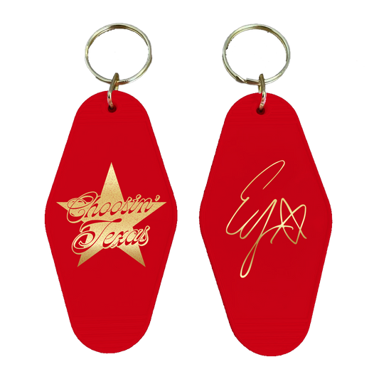 Choosin' Texas Motel Room Keychain