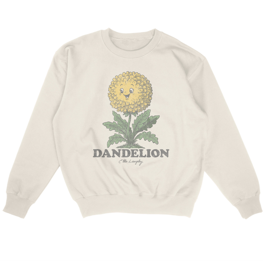 Groovy Dandelion Crew Neck- PRE ORDER